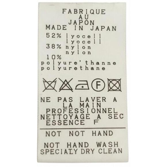 Y2K Mary Quant London Black Stretch Coat White Daisy Buttons Size 8 Japan Mod - Picture 13 of 14